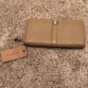 Taupe Cole Haan wallet